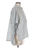 BDG 100% Cotton Stripes Gray Long Sleeve Button-Down Shirt Size M - photo 4