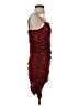 Unbranded Metallic Burgundy Cocktail Dress Size S - photo 4