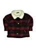 Old Navy 100% Cotton Plaid Burgundy Jacket Size 12-18 mo - photo 1