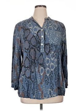 MADE IN ITALY 3/4 Sleeve Blouse (view 1)