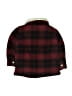 Old Navy 100% Cotton Plaid Burgundy Jacket Size 12-18 mo - photo 2