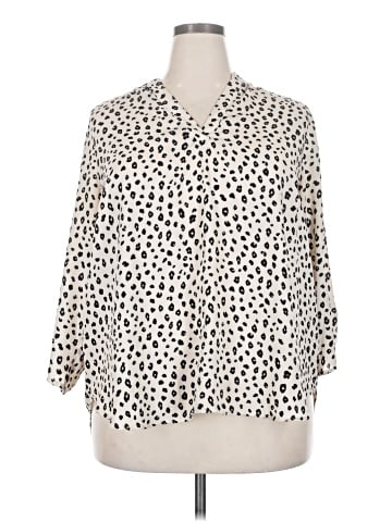 Lush 3/4 Sleeve Blouse (view 1)