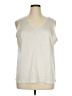 Chico's Ivory Sleeveless Blouse Size XL (3) - photo 1