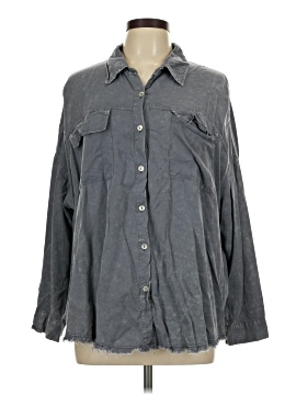 Sewn + Seen Long Sleeve Button Down Shirt