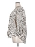 Lush 100% Polyester Animal Print Ivory 3/4 Sleeve Blouse Size 2X - photo 5
