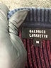 Galeries Lafayette 100% Cotton Color Block Burgundy Pullover Sweater Size Med (2) - photo 7