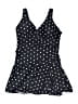 Summer Polka Dots Black Swimsuit Cover Up Size XL - photo 1