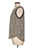 &.Layered 100% Polyester Animal Print Tan Sleeveless Blouse Size L - photo 5