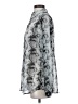 CAbi Animal Print Silver Long Sleeve Blouse Size S - photo 5