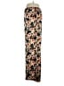 Open Edit 100% Polyester Floral Gold Ivory Casual Pants Size L - photo 5