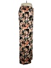 Open Edit 100% Polyester Floral Gold Ivory Casual Pants Size L - photo 4