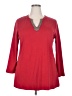 Chico's Red 3/4 Sleeve Top Size XL - photo 1