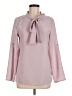 Moyabo Pink Long Sleeve Blouse Size M - photo 1