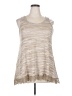 Massini Tan Sleeveless Top Size 2X - photo 1