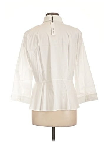 Chico's 3/4 Sleeve Button-Down Shirt (view 2)
