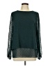 Apt. 9 Teal Long Sleeve Blouse Size L - photo 1