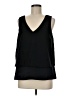 Banana Republic 100% Polyester Black Sleeveless Blouse Size M - photo 1