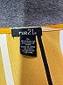 rue21 100% Polyester Stripes Yellow 3/4 Sleeve Blouse Size XL - photo 7