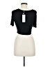 Emma & Sam Black Short Sleeve Top Size M - photo 2