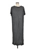Tranquil & True Solid Gray Casual Dress Size M - photo 2