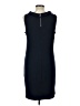 Talbots Solid Blue Casual Dress Size Lg Petite - photo 2