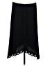 Harold's Solid Black Casual Skirt Size 8 - photo 1