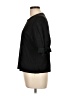 Gap 100% Cotton Black 3/4 Sleeve Top Size M - photo 5