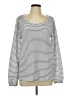 Ann Taylor LOFT Silver Long Sleeve Top Size L - photo 1