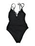 Unbranded Solid Black One Piece Swimsuit Size 4 (estimated) - photo 1