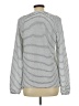 Ann Taylor LOFT Silver Long Sleeve Top Size L - photo 2