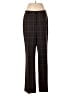 Caslon Plaid Brown Dress Pants Size 12 - photo 1
