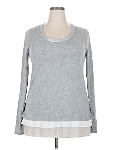 White House Black Market Long Sleeve Top (view 1)