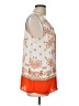 Violet & Claire 100% Polyester Orange Sleeveless Blouse Size L - photo 4