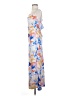 Shein 100% Polyester Print Blue Cocktail Dress Size 4 - photo 5
