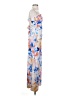 Shein 100% Polyester Print Blue Cocktail Dress Size 4 - photo 4
