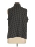 Talbots 100% Polyester Houndstooth Black Sleeveless Blouse Size 1X - photo 2