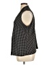 Talbots 100% Polyester Houndstooth Black Sleeveless Blouse Size 1X - photo 5
