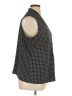 Talbots 100% Polyester Houndstooth Black Sleeveless Blouse Size 1X - photo 4