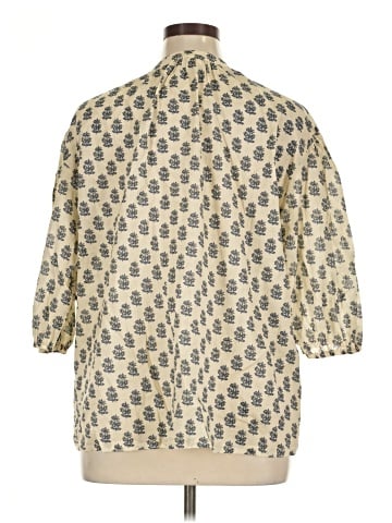 Elie Tahari 3/4 Sleeve Button-Down Shirt (view 2)