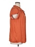 Maison d' Amelie 100% Polyester Orange Short Sleeve Blouse Size 1X - photo 4