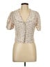 Sienna Sky Ivory Short Sleeve Blouse Size L - photo 1