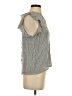 Sundays 100% Rayon Gray Black Sleeveless Blouse Size Sm (1) - photo 4