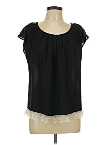 LC Lauren Conrad Short Sleeve Blouse (view 1)