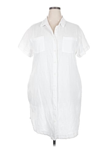 Weatherproof Short Sleeve Button-Down Shirt (view 1)
