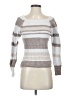 Unbranded 100% Polyester Stripes Silver Pullover Sweater Size S - photo 1