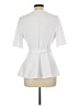 Kate Kasin White Short Sleeve Blouse Size L - photo 2