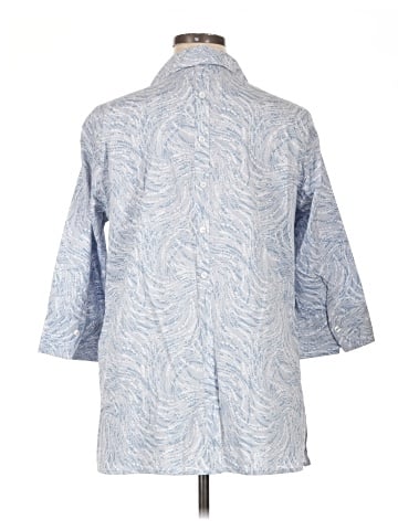 Foxcroft 3/4 Sleeve Button-Down Shirt (view 2)