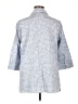Foxcroft Paisley Blue 3/4 Sleeve Button-Down Shirt Size 14 - photo 2