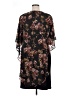 Glamour Floral Black Cocktail Dress Size 16 - photo 2