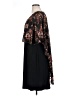 Glamour Floral Black Cocktail Dress Size 16 - photo 5